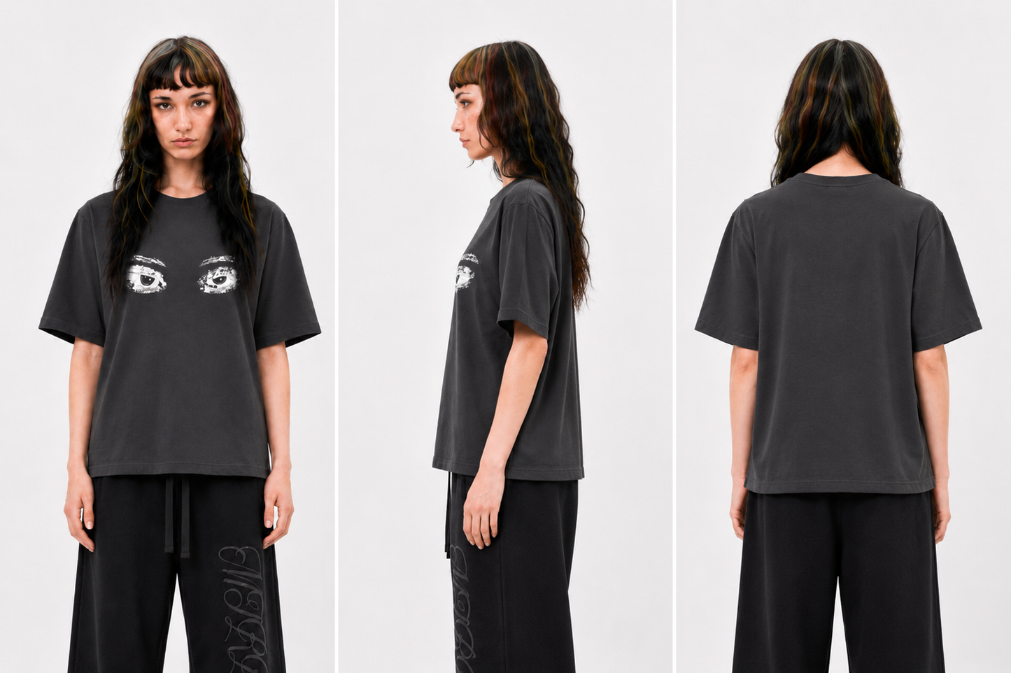 Eyes Tee Grey